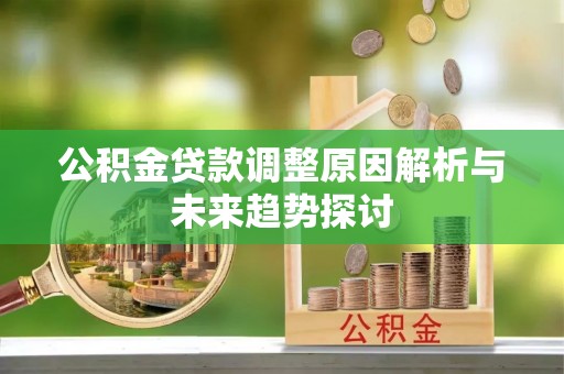 和静公积金贷款调整原因解析与未来趋势探讨