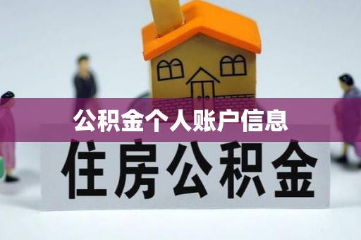 和静公积金个人账户信息