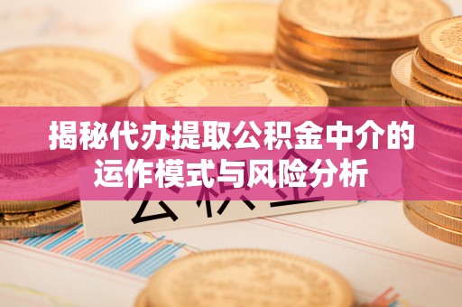 和静揭秘代办提取公积金中介的运作模式与风险分析
