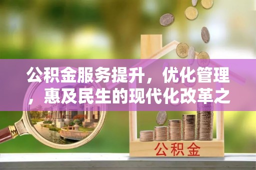 和静公积金服务提升，优化管理，惠及民生的现代化改革之路