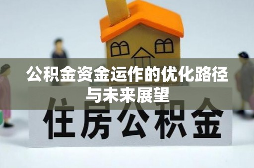 和静公积金资金运作的优化路径与未来展望