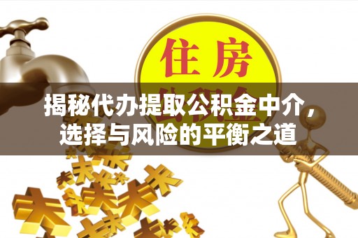 和静揭秘代办提取公积金中介，选择与风险的平衡之道