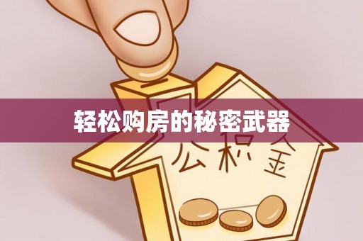 和静轻松购房的秘密武器