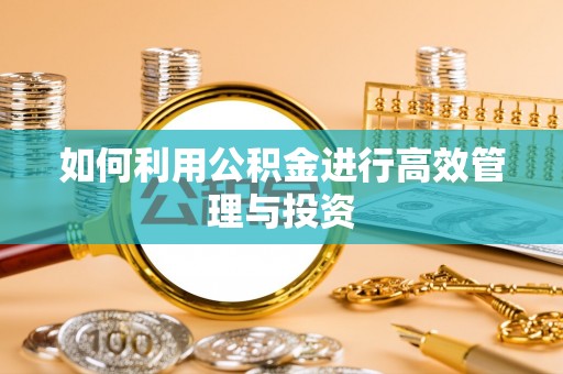 和静如何利用公积金进行高效管理与投资